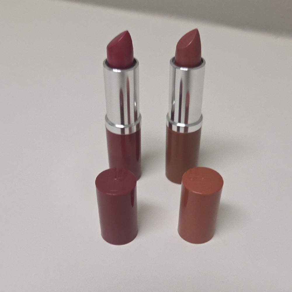 NWT Clinique Duo Lipstick Set in Love Pop & Bare Pop
